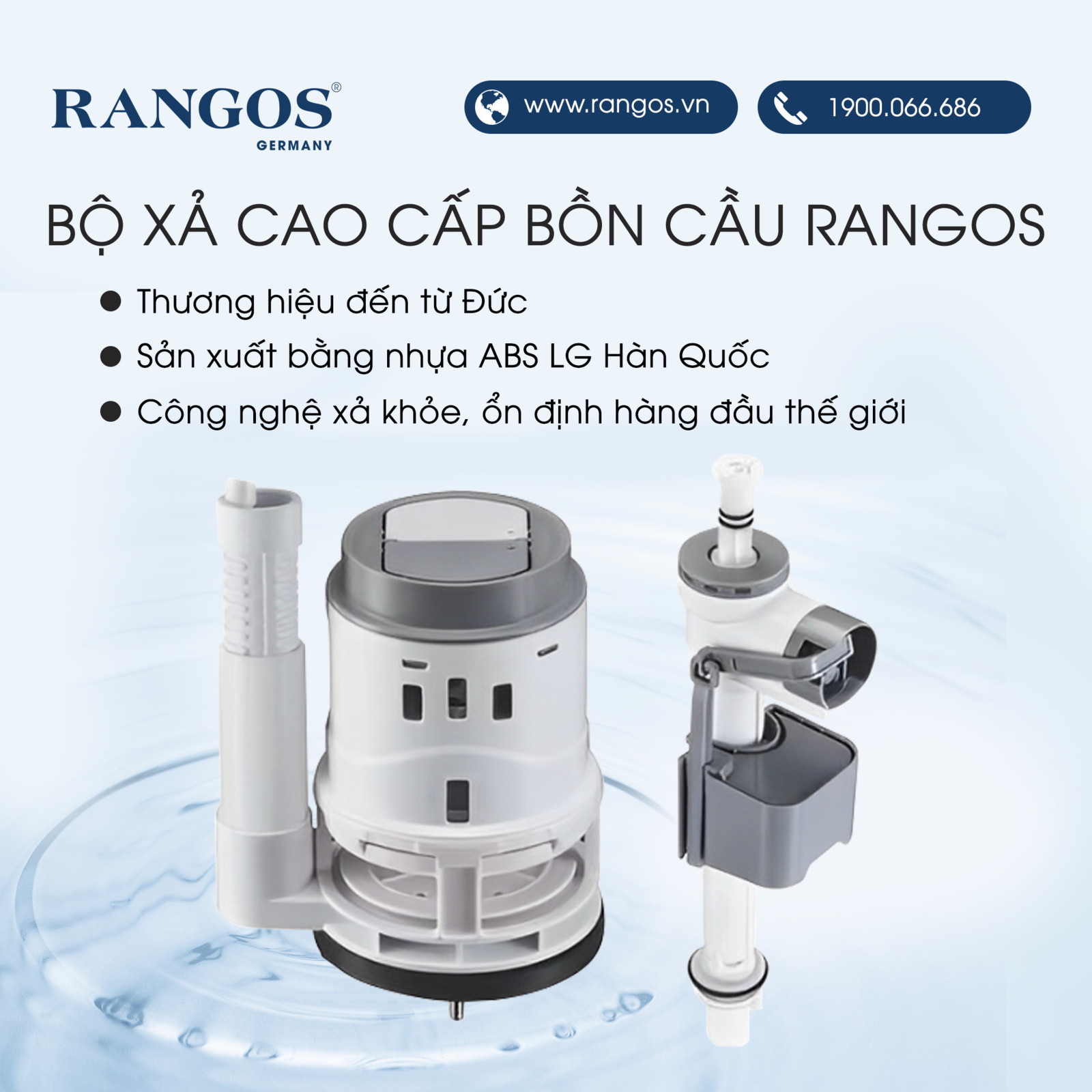 PHAO XẢ CAO CẤP RANGOS MỚI CÓ GÌ HOT ?